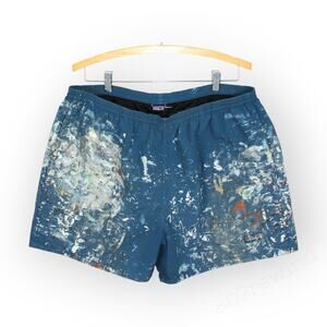 Patagonia Men's Baggies Shorts 4.25" inseam Distressed Splatter Paint Workwear